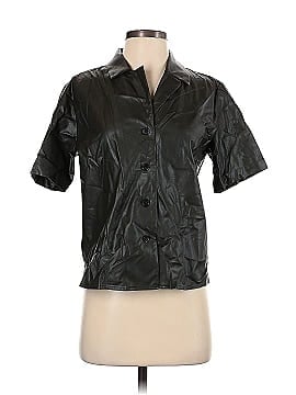 Banana Republic Factory Store Faux Leather Top (view 1)