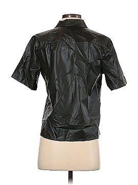 Banana Republic Factory Store Faux Leather Top (view 2)