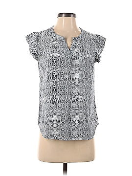 Cynthia Rowley TJX Short Sleeve Silk Top (view 1)