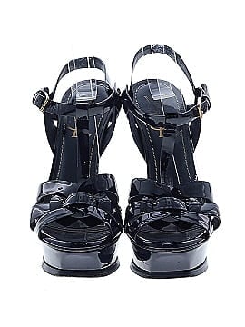 Yves Saint Laurent Rive Gauche Patent Tribute Sandals  (view 2)