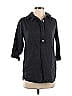 Dace 100% Cotton Black Long Sleeve Blouse Size S - photo 1