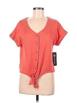 Daisy Fuentes Short Sleeve Blouse (view 1)