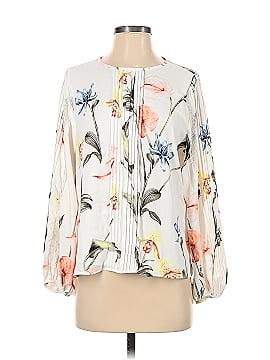 White House Black Market Long Sleeve Blouse (view 1)