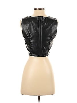 7 For All Mankind Faux Leather Top (view 2)
