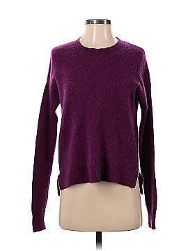 Vertical Design Cashmere Pullover Sweater (view 1)