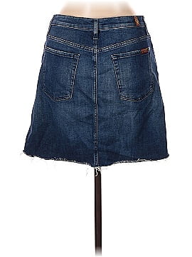 7 For All Mankind Denim Skirt (view 2)