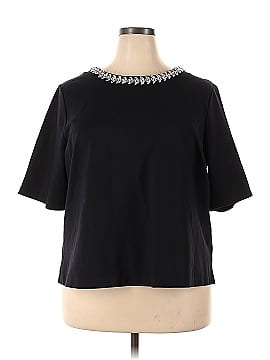 Liz Claiborne Short Sleeve Blouse (view 1)