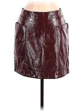 Maeve by Anthropologie Faux Leather Skirt (view 1)