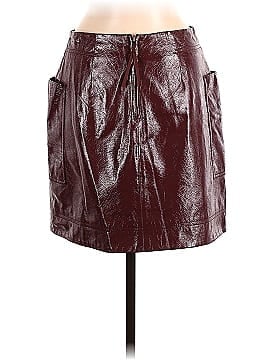 Maeve by Anthropologie Faux Leather Skirt (view 2)