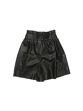 Zara Faux Leather Shorts (view 2)