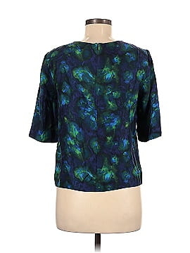 Jigsaw Short Sleeve Silk Top (view 2)