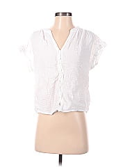 Velvet By Graham & Spencer Short Sleeve Button Down Shirt