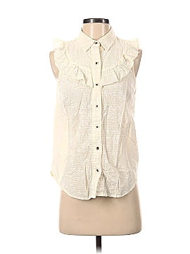 Maeve Sleeveless Button-Down Shirt (view 1)