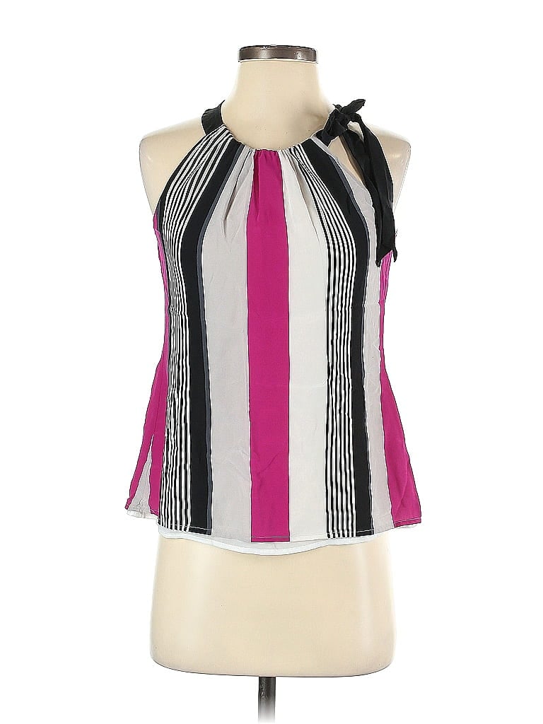 Pre-owned Ann Taylor Sleeveless Blouse In Pink