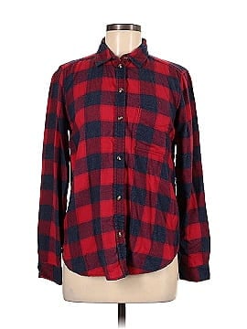 American Eagle Outfitters Long Sleeve Button-Down Shirt (view 1)