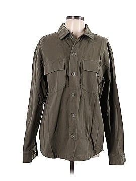 Monrow Long Sleeve Button-Down Shirt (view 1)