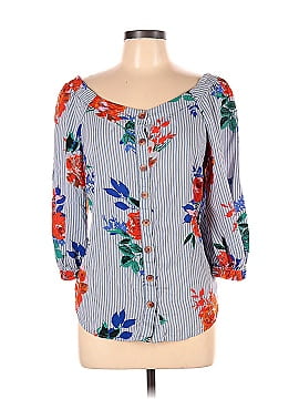 Maeve by Anthropologie 3/4 Sleeve Button-Down Shirt (view 1)