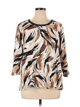 Alfred Dunner 3/4 Sleeve Top (view 1)