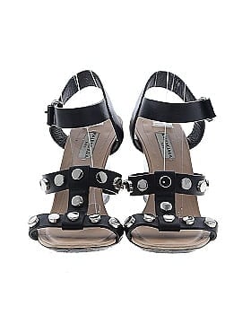 Balenciaga Leather Studded Wedges (view 2)