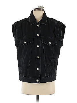 MNG Denim Vest (view 1)