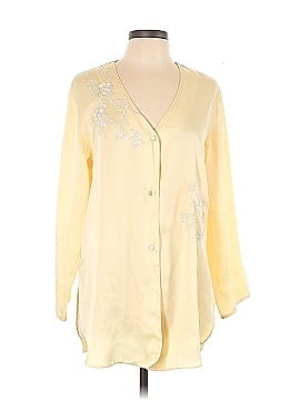 Natori Long Sleeve Button-Down Shirt (view 1)