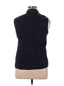 212 Collection Sleeveless Button-Down Shirt (view 2)