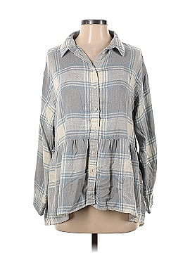 American Eagle Outfitters Long Sleeve Button-Down Shirt (view 1)