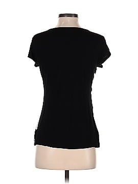 Black Saks Fifth Avenue Short Sleeve Top (view 2)