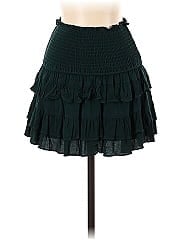 Olivaceous Casual Skirt