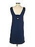 Madewell 100% Polyester Solid Blue Casual Dress Size S - photo 2