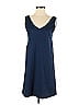 Madewell 100% Polyester Solid Blue Casual Dress Size S - photo 1
