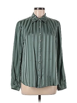 Nicole Miller Collection Long Sleeve Silk Top (view 1)