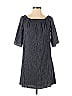 Madewell 100% Cotton Gray Blue Casual Dress Size 0 - photo 1