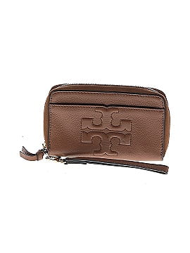 Tory Burch Bombe-T Leather Smart phone Wristlet (view 1)