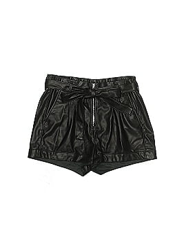 Express Outlet Faux Leather Shorts (view 1)