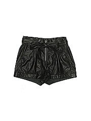 Express Outlet Faux Leather Shorts