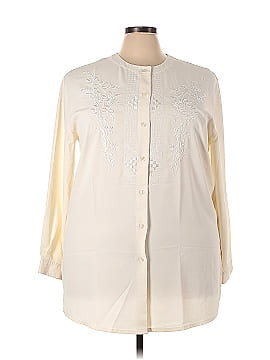 Worthington Long Sleeve Blouse (view 1)