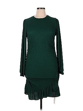 Live Life Green Casual Dress (view 1)