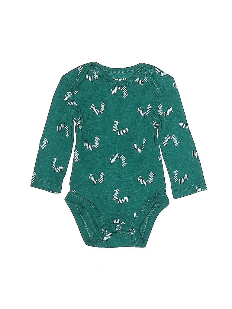 Click to view more detailed imagery on our partner's website Pre-owned Hanes Babies' Long Sleeve Onesie In Blue