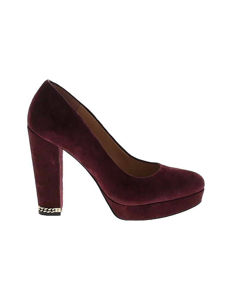 michael kors burgundy heels