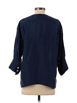 No.6 Store 3/4 Sleeve Silk Top (view 2)