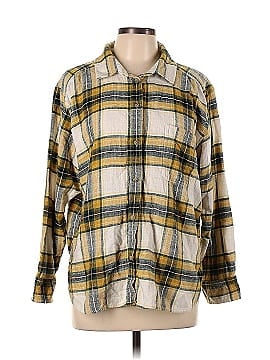 American Eagle Outfitters Long Sleeve Button-Down Shirt (view 1)