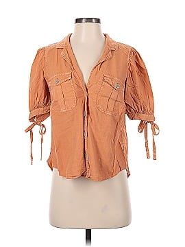 Free People Short Sleeve Button-Down Shirt (view 1)