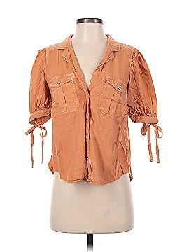 Free People Short Sleeve Button-Down Shirt (view 1)