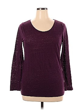 Ann Taylor LOFT Outlet Long Sleeve T-Shirt (view 1)