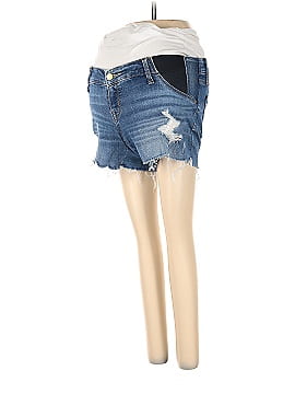 Isabel Maternity Denim Shorts (view 1)