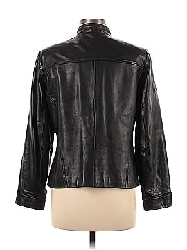 Petite Sophisticate Faux Leather Jacket (view 2)