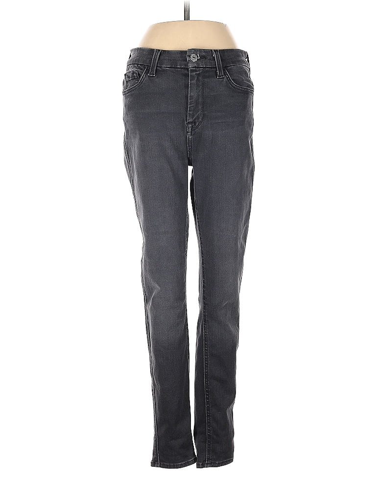 Pre-owned 7 For All Mankind Jeans In Gray