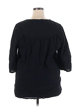 Just 3/4 Sleeve Blouse (view 2)