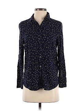 Topshop Long Sleeve Button-Down Shirt (view 1)